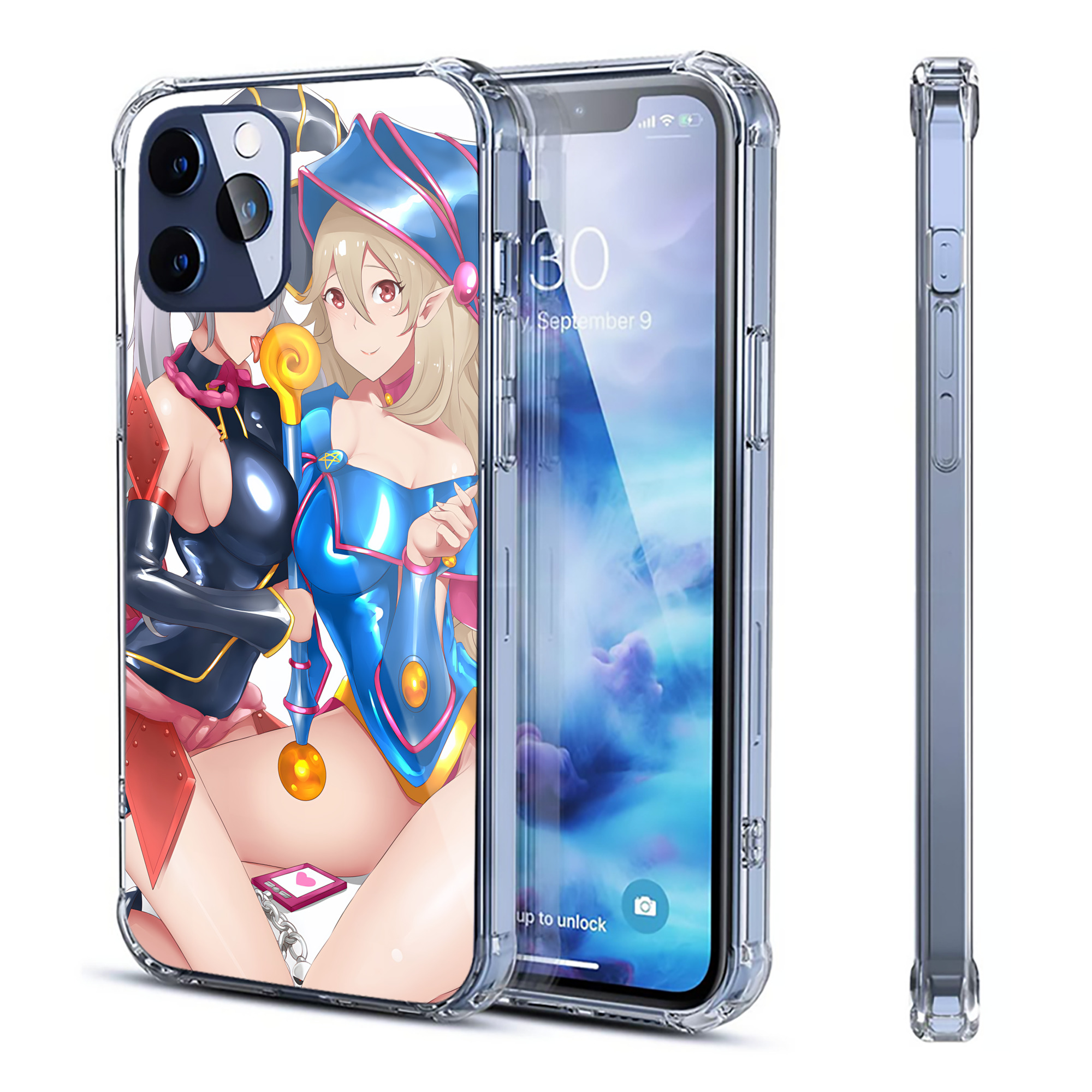（画像用） 遊☆戯☆王 Yu-Gi-Oh! 【iPhone 12シリーズ対応】透明スマホケース（クリアソフトケース）